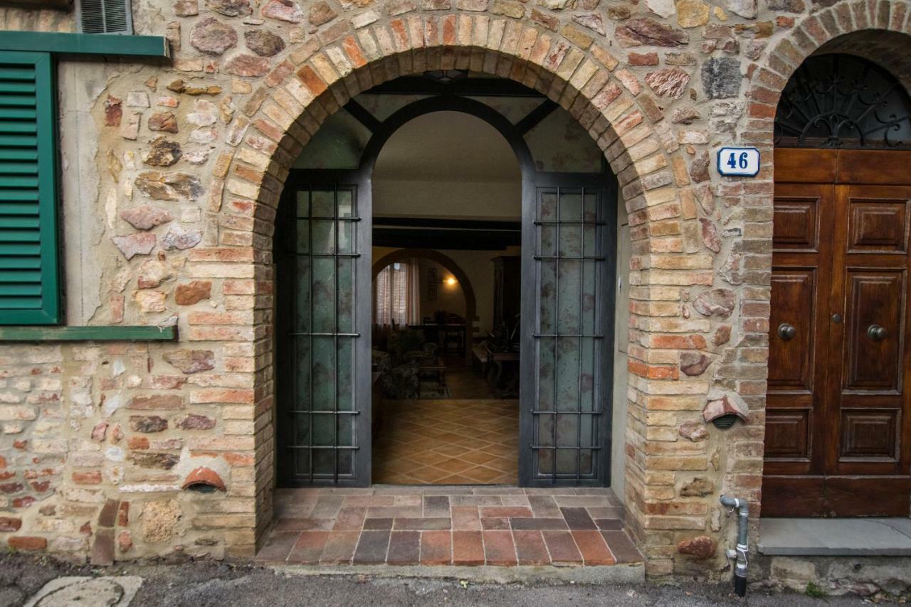 Ferienwohnung Dimora Tipica Toscana Monticiano Exterior foto